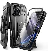 SUPCASE for iPhone 16 Pro Case with Screen Protector (Unicorn Beetle Pro), [Built-in Stand & Belt...