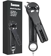 Banyaa 7 in 1 Jar Opener Bottle Opener and Wine Opener for Seniors with Arthritis, Weak Hands, Mu...