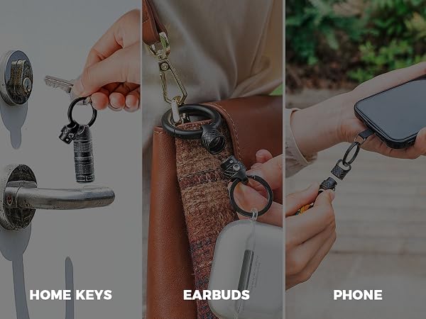 key separator Ideal for Home Keys, Earbuds & Phone