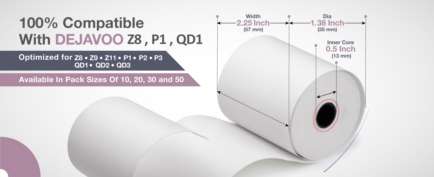 Thermal paper dejavo