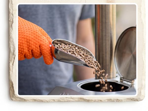 KITCHEN PERFECTION Silicone Pizza Oven Gloves -Extreme Heat Resistant Gloves