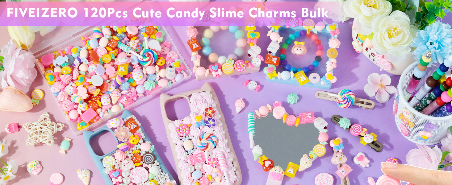 Cute Candy Slime Charms
