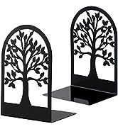 MSDADA Bookends, Premium Book Ends for Shelves, Non Skid Metal Heavy Duty Bookend for Heavy Books...