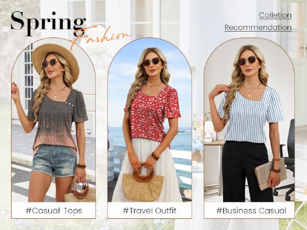 summer tops for women 2026