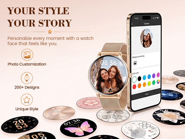 Personalize every moment with a watch face that feels like you.