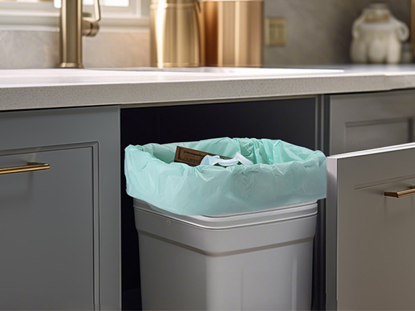 Use 13 gallon tall kitchen trash bags in the kitchen.