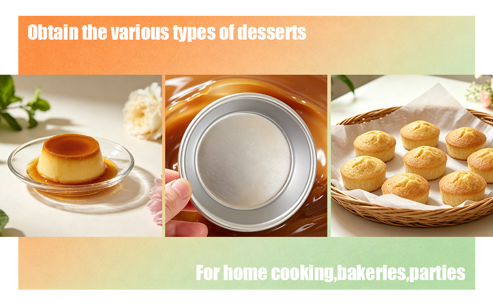 Mini Cake Pan for Different Desserts