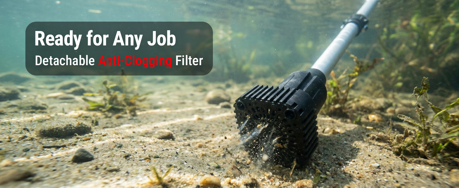 detachable sediment filters