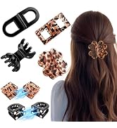 4Pcs Magnetic Hair Clips for Women, Strong Hold No-Slip Styling Clips, Seamless 2-in-1 Design for...