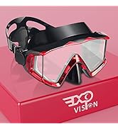 Adult Pano 3 Panoramic Scuba Diving Mask, Tempered Glass Snorkeling Dive Mask, Premium Swim Goggl...