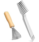 Boao 2 Pieces Hair Brush Cleaning Tool Comb Cleaner Brush Mini Comb Cleaning Hair Remover Tool fo...