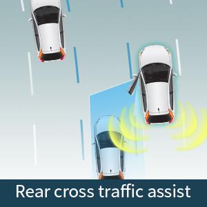 Rear cross traffic assist