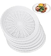 AccEncyc 6 Pack Paper Plate Holder 9" Plastic Paper Plate Holders Reusable Plate Holders for Part...