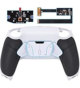 eXtremeRate Black Rubberized Grip Programable RISE4 Remap Kit for PS5 Controller BDM-010 BDM-020,...