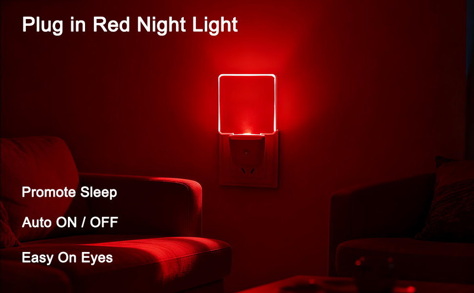 red light night light