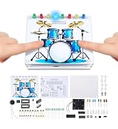 Lumenrix Soldering Practice Kit,DIY Drum Soldering Learning Project with Touch Sensor, Sound & LE...