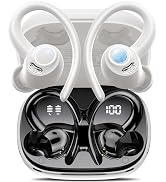 Wireless Earbuds Bluetooth 5.3 Headphones Sport, 2024 Wireless Earphones with Earhooks, HiFi Ster...