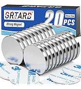 Grtard Rare Earth Magnets, Super Strong Neodymium Disc Magnets, Strong Magnet with Double-Sided A...