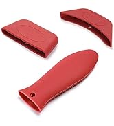Silicone Hot Handle Cover, Assist Pan Holder, Cookware Handles for Cast Iron Skillets and Traditi...