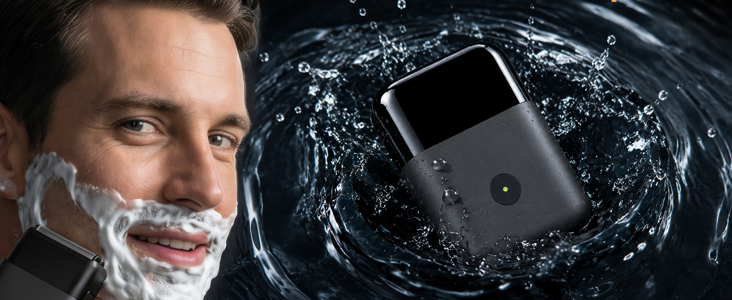 Men's foil electric shaver-IPX7 waterproof