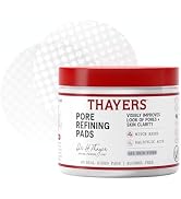 Thayers Pore Refining Toner Pads, Dual-Sided Exfoliating Pads with Witch Hazel, Salicylic Acid & ...