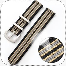 20mm 22mm Quick Released Nylon Watch Band with Stainless Steel Buckle