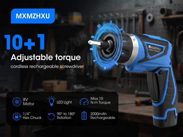8v cordless screwdriver