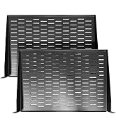 AxcessAbles 1U Vented Server Rack Shelf | 1U Universal Rack Shelf with Protective Edges for 19" A...