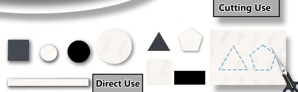 A+2M 132pcs silicone non slip pads