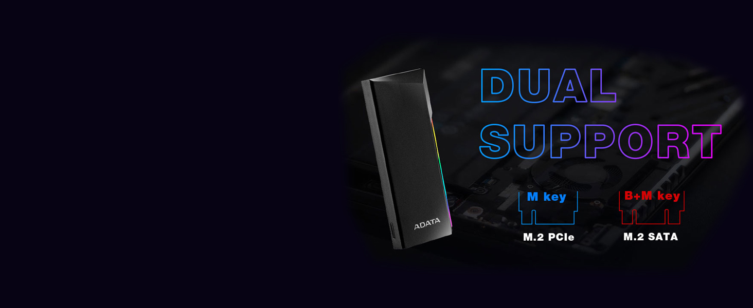M.2 PCIe/SATA SSD Enclosure