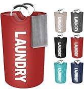StorageRight 90L Large Laundry Basket, Laundry Hamper, Dirty Clothes Hamper for Laundry, Collapsi...