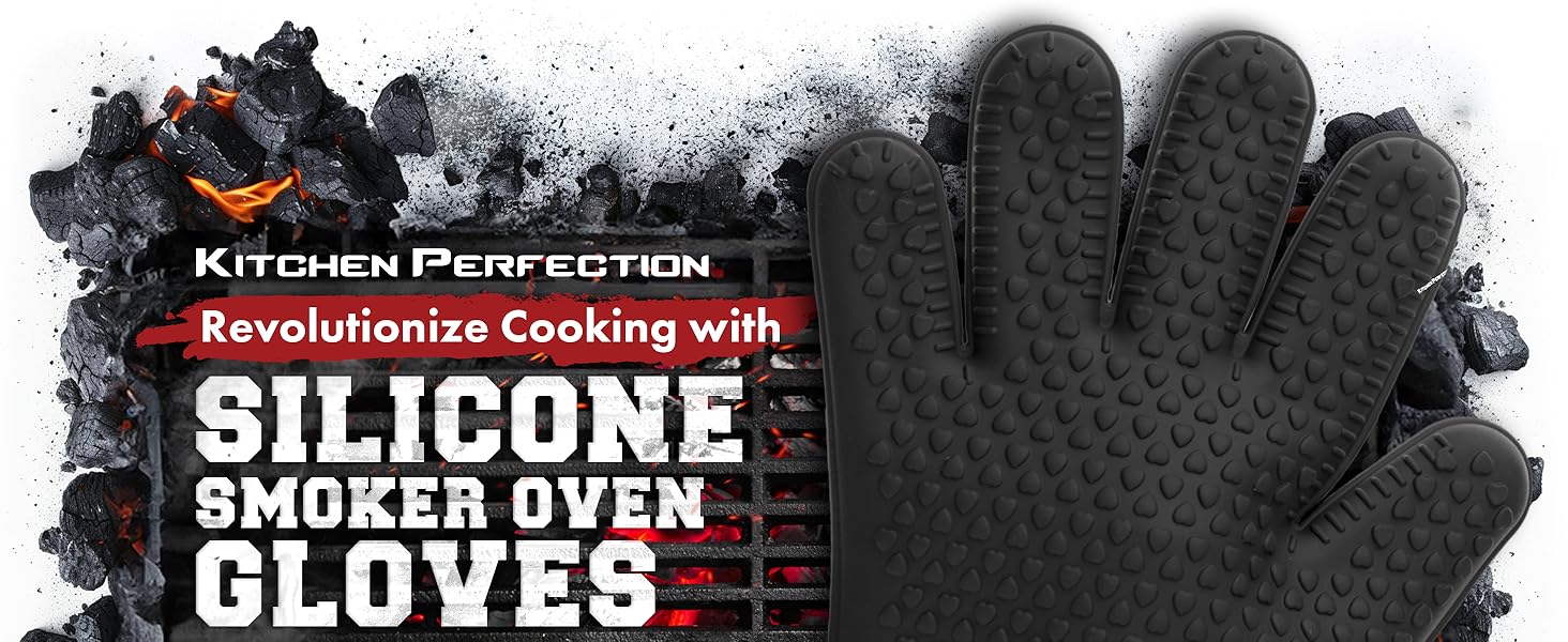 Silicone Smoker Oven Gloves