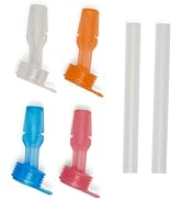 CamelBak Thrive Kids Bite Valve Replacement for Thrive Flip Straw Kids Water Bottles, 4-Pack
