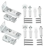 2 Pack Bifold Door Hardware Repair Kit for 7/8" to 1" Sliding Door Track, Folding Pocket Door Rep...
