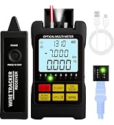 Portable 5-in-1 Fiber Optic Cable Tester with Optical Power Meter, Cable Finder,Visual Fault Loca...