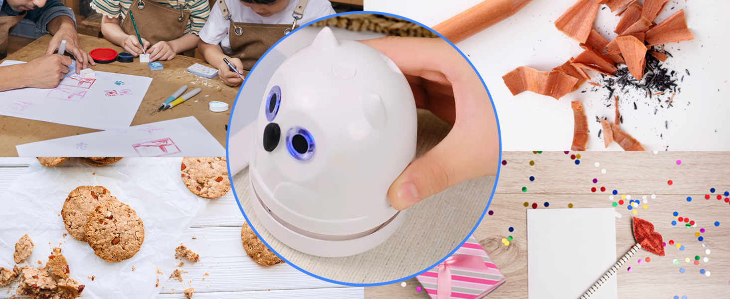Desktop dust sweeper owl