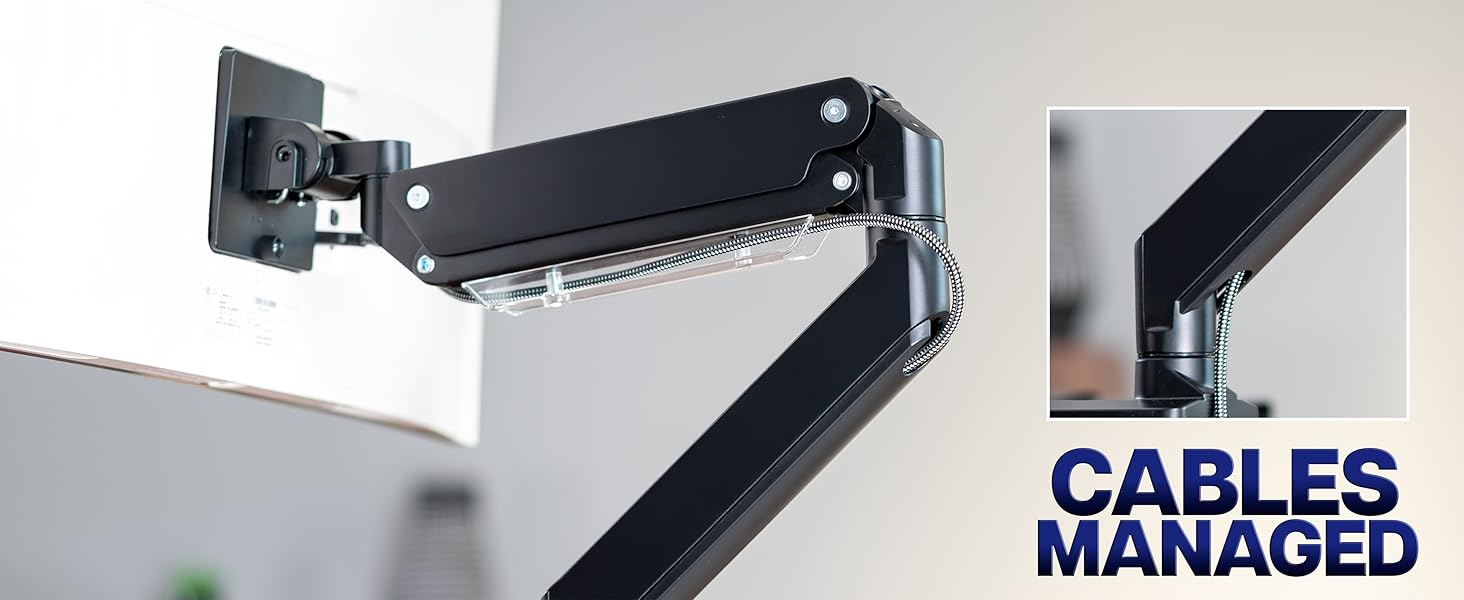 Single Pneumatic Arm Mount