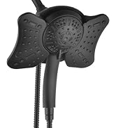 GRICH 2.5GPM Shower Head with Handheld Spray Combo: 2 in 1 Rainfall Shower Heads high pressure & ...