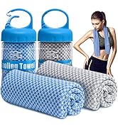 BOGI 2 Pack Cooling Towel, Cooling Towels for Neck and Face-40"x12"- Ice Towel for Instant Coolin...