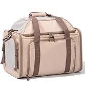 FUKUMARU Expandable Pet Carrier for Cat, 18x11x11 Large Cat Carrier Soft, Collapsible Airline App...