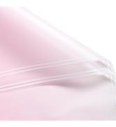 RUSPEPA 20 Sheets Flower Wrapping Paper - Light Pink Gradient Color Plastic Packaging - Waterproo...