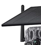 INQMEGA Solar Trail Camera for Game & Wildlife Monitoring 12MP/4G LTE 3 PIR Motion Detection,0.1s...
