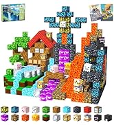SSAWER Magnetic Blocks, 48PCS Magnetic Tiles Building Blocks, Magnet Cubes STEM Sensory Game Toys...
