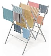 Whitmor Oversized Metal Drying Rack, Silver