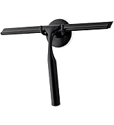Ettori Shower Squeegee for Glass Doors, Squeegee for Shower Glass Door, Window and Car Glass, Mir...