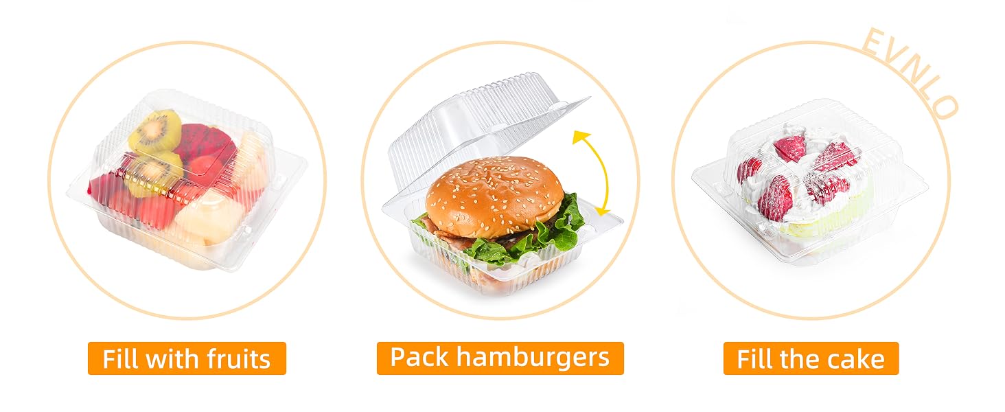 clamshell containers dessert containers clam shell food containers
