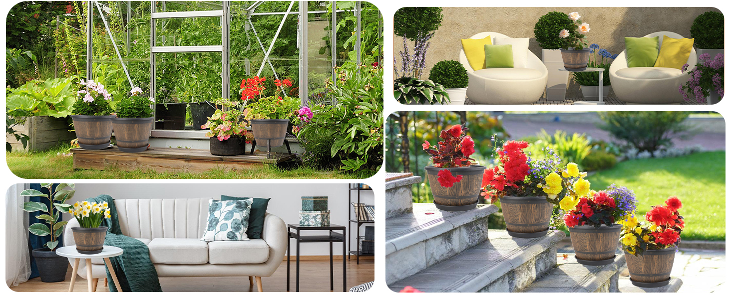 outdoor plant pots