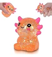 Puffwize Axolotl Squishy Toy, Cute Slow Rising Fidget Toy for Stress Relief, Soft Squeeze Sensory...