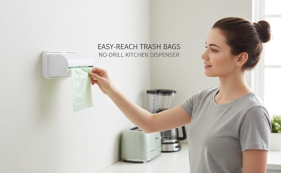 small trash bag dispenser
