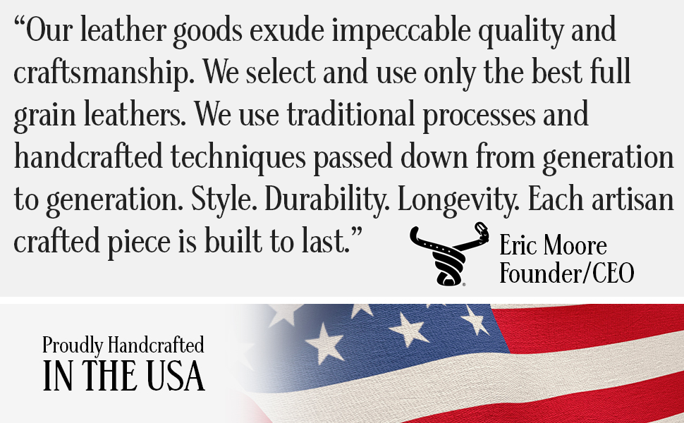 Proudly Handcrafted in the USA
